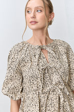 Load image into Gallery viewer, Leopard Top with Ties
