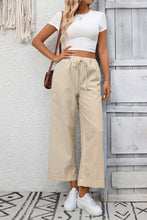 Load image into Gallery viewer, Striped Linen Pants.
