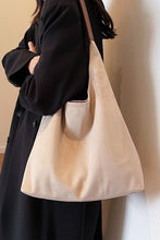 Load image into Gallery viewer, Microsuede Duo Tote Bag
