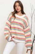 Load image into Gallery viewer, Multicolor Crew Sweater
