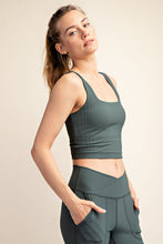 Load image into Gallery viewer, Rib Square Crop Top

