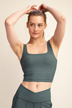 Load image into Gallery viewer, Rib Square Crop Top

