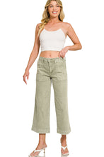 Load image into Gallery viewer, Cropped Olive Pants
