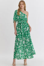 Load image into Gallery viewer, One Shoulder Midi Dress
