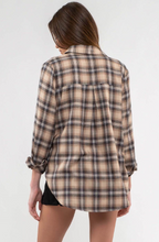 Load image into Gallery viewer, Plaid Flannel Button Down
