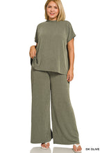 Load image into Gallery viewer, Raised Rib SS Pant Set
