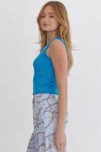 Load image into Gallery viewer, Rhinestone Cropped Tank
