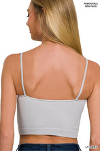 Load image into Gallery viewer, Ribbed Crew Padded Brami
