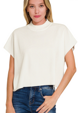 Load image into Gallery viewer, Mock Sleeveless Ribbed Sweater
