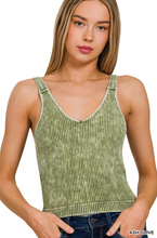 Load image into Gallery viewer, Ribbed V-Neck Padded Brami
