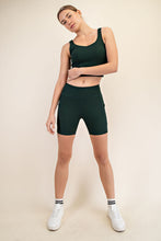 Load image into Gallery viewer, Nylon Rib Biker Shorts
