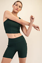Load image into Gallery viewer, Nylon Rib Biker Shorts

