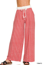 Load image into Gallery viewer, Rib Stripe Wide Leg Pants
