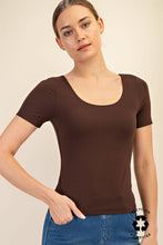 Load image into Gallery viewer, Recycled Round Neck Top

