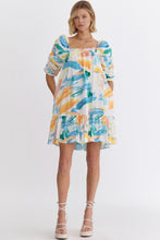 Load image into Gallery viewer, Ruched Sleeve Mini Dress
