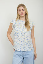 Load image into Gallery viewer, Floral Ruffle Lace Top
