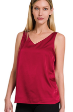 Load image into Gallery viewer, Satin V-Neck Cami
