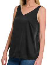 Load image into Gallery viewer, Satin V-Neck Cami
