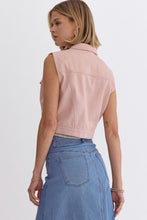 Load image into Gallery viewer, Shimmered Cropped Vest
