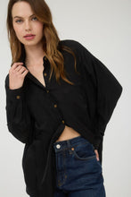 Load image into Gallery viewer, White Silky Button Down Top
