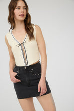 Load image into Gallery viewer, Stud Detail Mini Skirt
