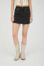 Load image into Gallery viewer, Stud Detail Mini Skirt
