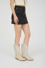Load image into Gallery viewer, Stud Detail Mini Skirt
