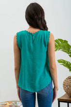 Load image into Gallery viewer, Sleeveless Lace Top BG
