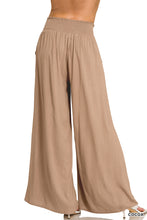 Load image into Gallery viewer, Smocked Wide Leg Pants

