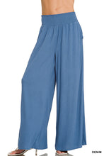 Load image into Gallery viewer, Smocked Wide Leg Pants
