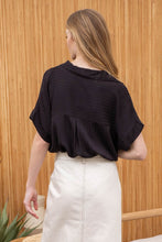Load image into Gallery viewer, Collared Split Neck Top
