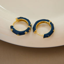 Load image into Gallery viewer, Star Huggie Earrings
