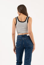 Load image into Gallery viewer, Stripe Knit Crop Top
