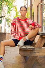 Load image into Gallery viewer, Striped Open Back Top
