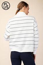 Load image into Gallery viewer, Scuba Stripe V-Neck Pullover
