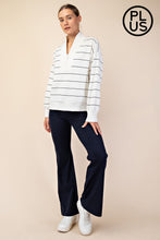 Load image into Gallery viewer, Scuba Stripe V-Neck Pullover
