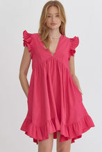 Load image into Gallery viewer, Textured V-Neck Dress
