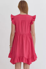 Load image into Gallery viewer, Textured V-Neck Dress
