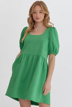 Load image into Gallery viewer, Textured Square Neck Dress
