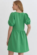 Load image into Gallery viewer, Textured Square Neck Dress
