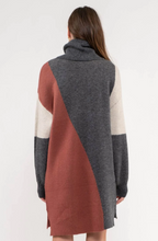 Load image into Gallery viewer, Turtle Neck Knit Dress
