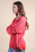 Load image into Gallery viewer, Two Tone Knit Sweater
