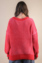 Load image into Gallery viewer, Two Tone Knit Sweater

