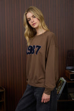 Load image into Gallery viewer, Varsity Number Sweatshirt
