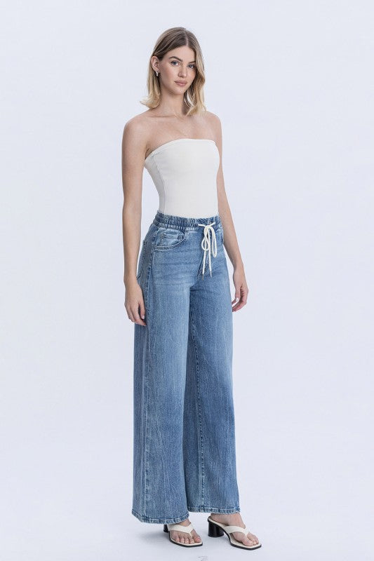 Vibrant Essence Wide Jeans