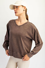 Load image into Gallery viewer, V-Neck Washed Top
