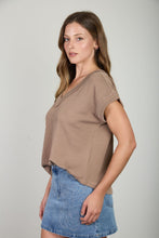 Load image into Gallery viewer, V-Neck Rib Knit Top
