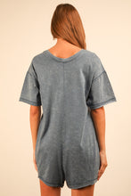 Load image into Gallery viewer, Mineral Wash Knit Romper
