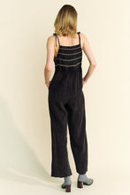Load image into Gallery viewer, Washed Smocked Detail Jumpsuit
