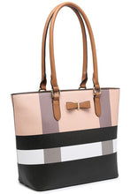 Load image into Gallery viewer, Coffee Plaid Tote
